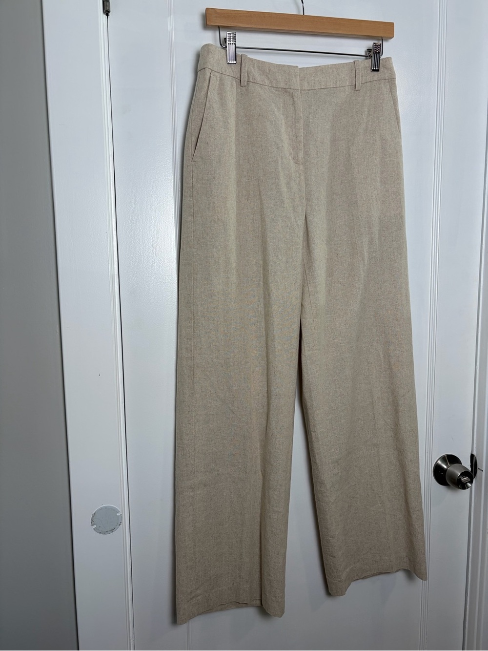 J crew Linen-blend Remy high-rise wide-leg pant - Picture 2 of 16